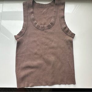 Brown Brandy Melville Tank Top
